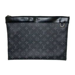 LOUIS VUITTON【ルイヴィトン】M62291 ポシェット・ディスカバリー モノグラム エクリプス コーティングキャンバス アポロ クラッチバッグ ブラック セカンドバッグ バッグ メンズ 【中古】 USED-AB 質屋 かんてい局 加古川店 A-24-0024 008