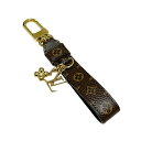 LOUIS VUITTON【ルイ・ヴィトン】M01960 ドラゴンヌLVループ ドラゴンヌLVループ GP×PVC ゴールド×ブラウン 【中古】 USED-B ...