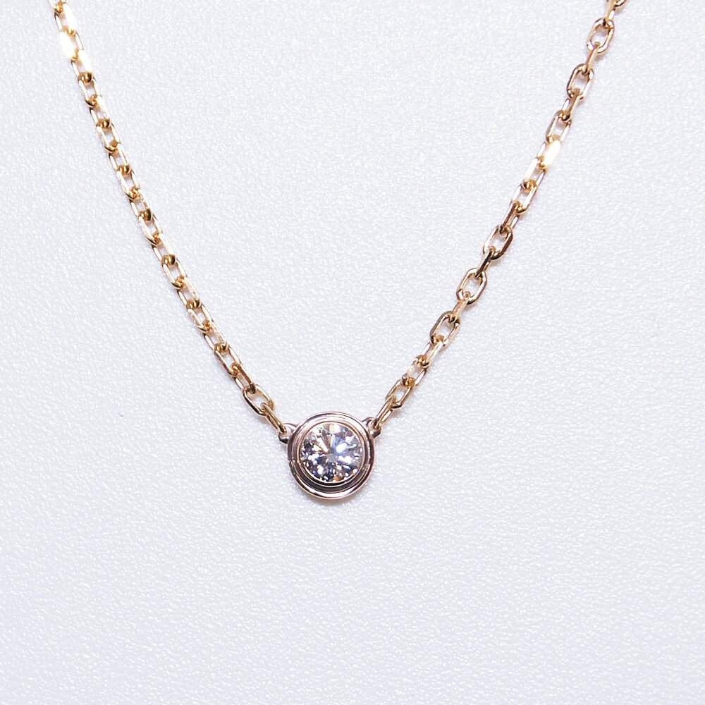 Cartier【カルティエ】カルティエ ダムールネックレス スモールモデル K18PG/ダイヤモンド ブランドジ..