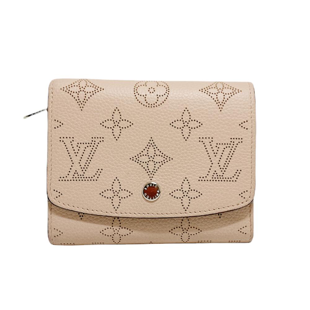 【中古】LOUIS VUITTON ルイヴィトン M62542 ポルトフォイユ・イリス・コンパクトガレ モノグラム マヒナレザー コンパクトウォレット 財布 サイフ レディース USED-A 質屋 かんてい局加古川店 A22-0141 001