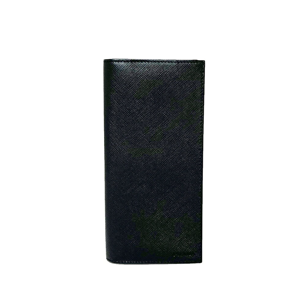 PRADA【プラダ】 2MV836 サフィアーノレザー 2つ折り長財布 ブラック ロングウォレット メンズ【中古】 USED-SA 質屋 かんてい局 加古川店A26-1351 006