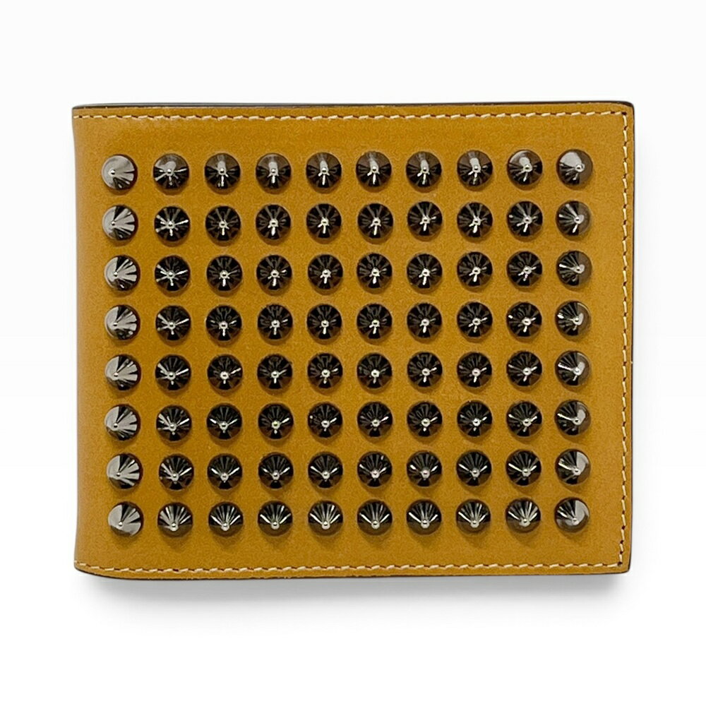 Christian louboutin【クリスチャン・ルブタン】3165067 カスペロ クリップ M CASPERO CLIP 二つ折り財布 ブラウン メンズ【中古】 USED-AB 質屋 かんてい局 加古川店 A26-2310 006
