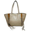 【中古】 Chloe クロエ S272HEQG-B79 マイロミロトートバッグ 鞄 カバン レディース グレージュ レザー USED-A 質屋 かんてい局加古川...