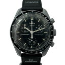 【未使用品】|Swatch × Omega スウォッチ オメガ MISSION TO MOON ミッショントゥムーン 腕時計 メンズ レディース ブラック グレ...