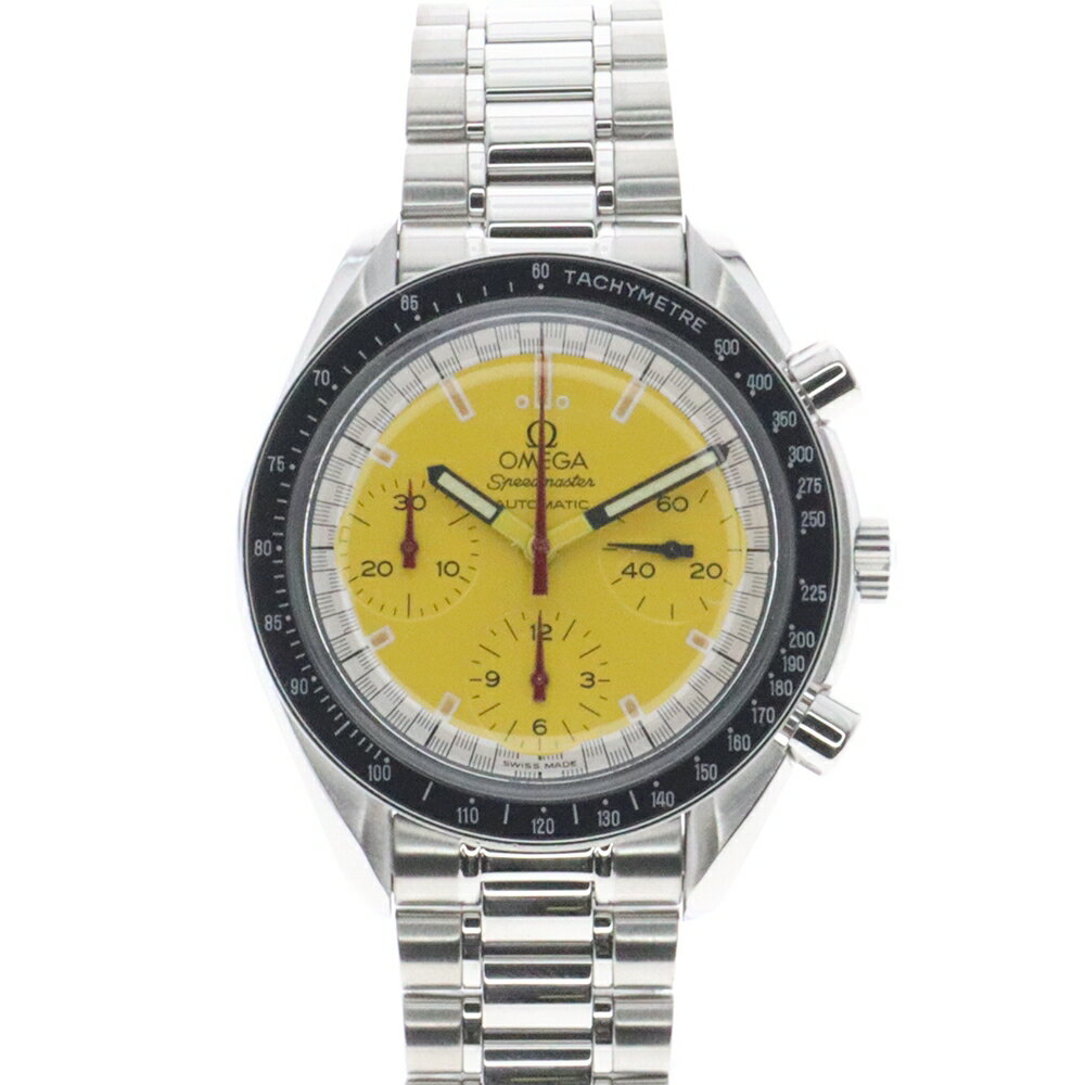 【中古】｜OMEGA オメガ 3510.12 スピードマスター レーシング シューマッハ イエロー ステンレス メン..