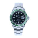 【中古】|ROLEX ロレックス 16610LV サブマリーナー デイト グリーン M番 ブラック 自動巻き ステンレス メンズ 腕時計