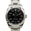 【中古】|ROLEX ロレックス 116900 エアキング ブラック ランダム番 メンズ 腕時計 ステンレス