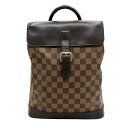 【中古】|LOUIS VUITTON ルイヴィトン N51132 ダミエ ソーホー リュック デイパック バックパック