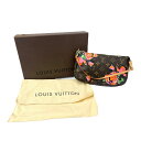 【中古】｜Louis Vuitton ルイヴィトン M48615 ポシェット・アクセソワール モノグラム ローズ ブラウン アクセサリーポーチ ワンショルダーバッグ