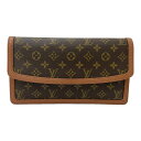 【中古】｜Louis Vuitton ルイヴィトン M51810 ポシェットダムGM セカンドバッグ クラッチバッグ モノグラム ブラウン メンズ レディース