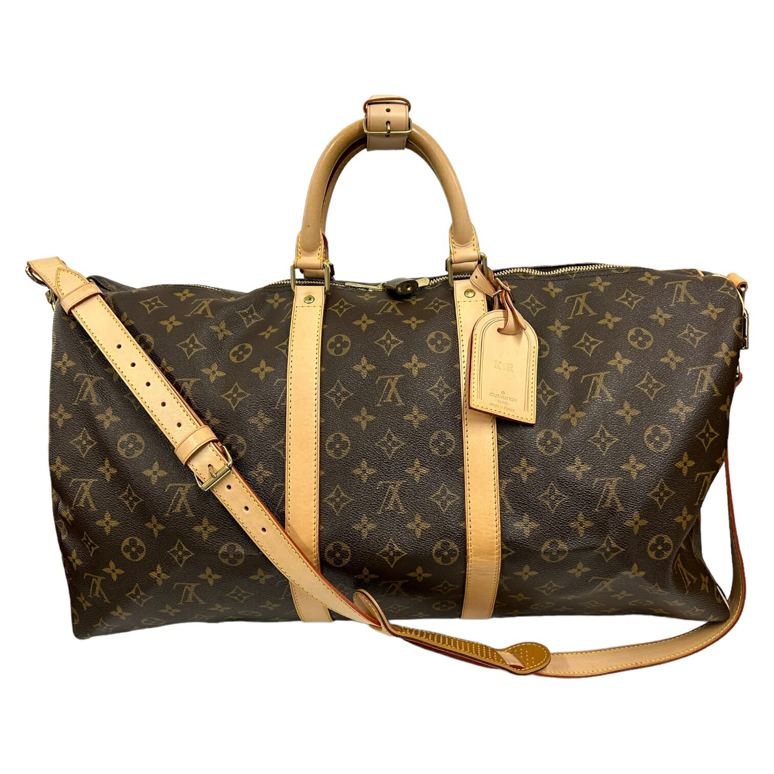 【中古】｜LOUIS VUITTON ルイヴィトン M41414 キーポル55バンドリエール モノグラム レザー ブラウン系 ボストンバッグ トラベルバッグ レディース メンズ