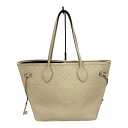 【中古】|LOUIS VUITTON ルイヴィトン M46676 ネヴァーフルMM モノグラムアンプラント レディース トートバッグ ショルダーバッグ ホワイト...