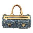 【中古】|Louis Vuitton ルイヴィトン M95019 ネオ・スピーディ モノグラム デニム ブルー ハンドバッグ レディース