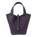【未使用品】|HERMES エルメス ピコタンロック PM B刻印 ハンドバッグ トリヨンモーリス カシス ゴールド金具 レザー レディース