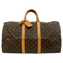 【中古】|LOUIS VUITTON ルイヴィトン M41426 モノグラム キーポル50 ボストンバッグ ブラウン系 ハンドバッグ トラベルバッグ レディース...