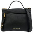 【中古】|MARC JACOBS マークジェイコブス M0014827 2WAYハンドバッグ ショルダーバッグ レザー ブラック系 レディース