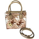 【中古】|MICHAEL KORS マイケルコース MKシグネチャー 2WAY ハンドバッグ ピンクベージュ系 ショルダーバッグ レディース