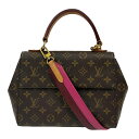 【中古】|LOUIS VUITTON ルイヴィトン M42738 クリュニーBB モノグラム 2wayショルダーバッグ ハンドバッグ ブラウン系 レディース