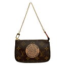 【未使用】|LOUIS VUITTON ルイ ヴィトン M60153 ミニポシェット アクセソワール アクセサリーポーチ ハンドバッグ モノグラムキャンバス ブ...