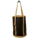 【中古】|LOUIS VUITTON ルイ ヴィトン M42236 モノグラム バケットGM ポーチ付き トートバッグ ショルダーバッグ