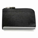 【中古】|LOUIS VUITTON ルイ ヴィトン M63375 ポルトモネジュール タイガ ファスナーコインケース ノワール メンズ 財布(4)