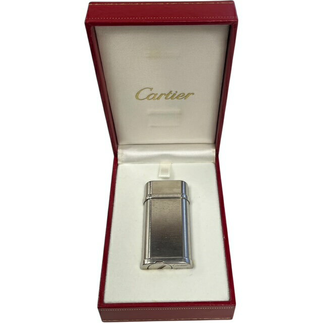 【中古】｜Cartier カルティエ ゴドロン ガスライター オーバル ロゴ刻印 メンズ レディース 喫煙具 シ..