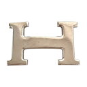 【中古】|HERMES エルメス Hロゴ バックル シルバー ベルトバックル ファッション小物 メンズ レディース