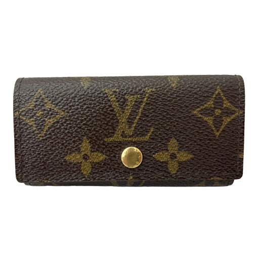 【中古】|LOUIS VUITTON ルイ ヴィトン M69517 ミュルティクレ4 モノグラム ゴールド金具 キーケース メンズ レディース 【中古】|LOUIS VUITTON ルイ ヴィトン M69517 ミュルティクレ4 モノグラム ゴールド金具 キーケース メンズ レディース