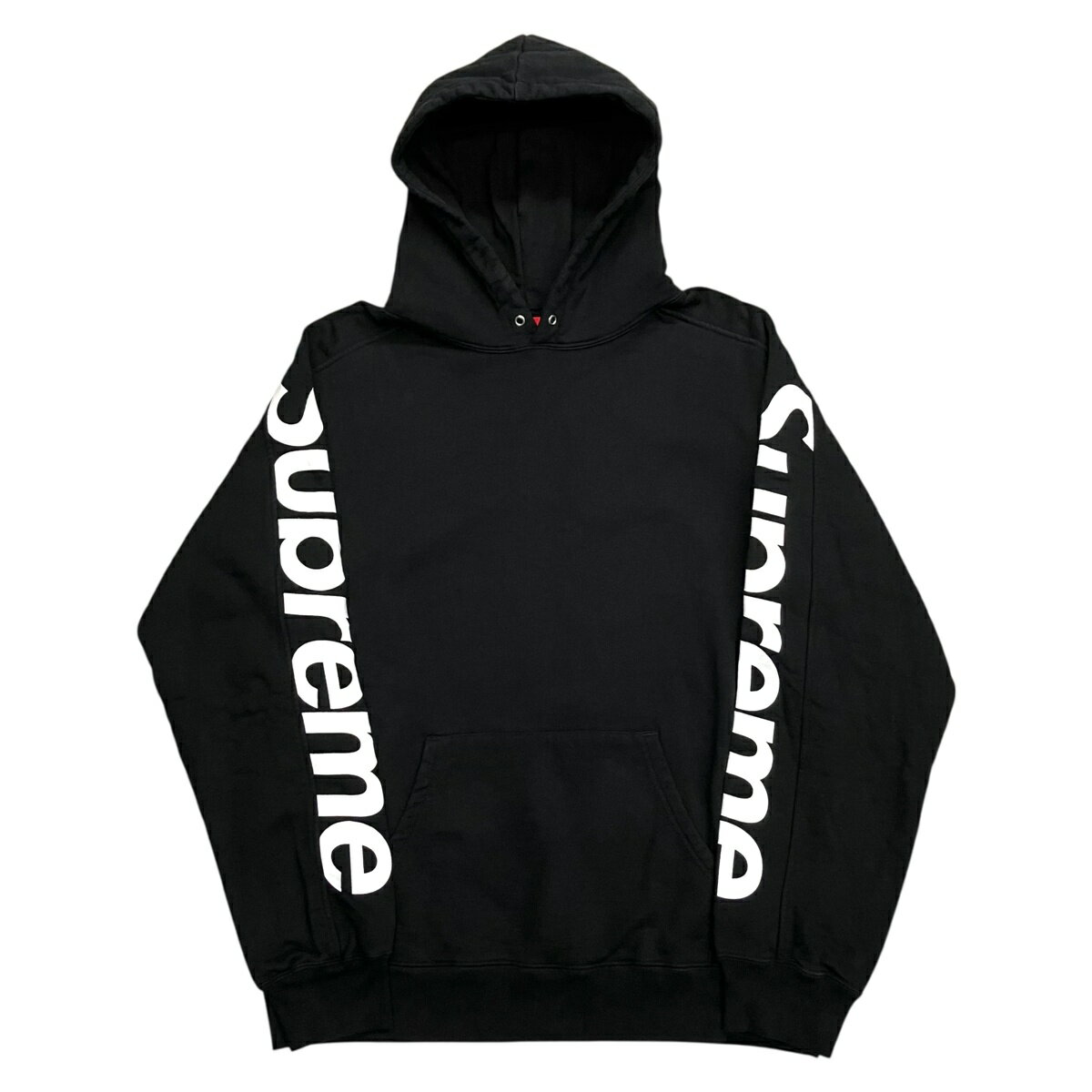 【中古】|SUPREME シュプリーム Sideline Hooded Sweat Shirts サイドライン フーデッド スウェットシャツ ブラック Lサイズ パーカー メンズ