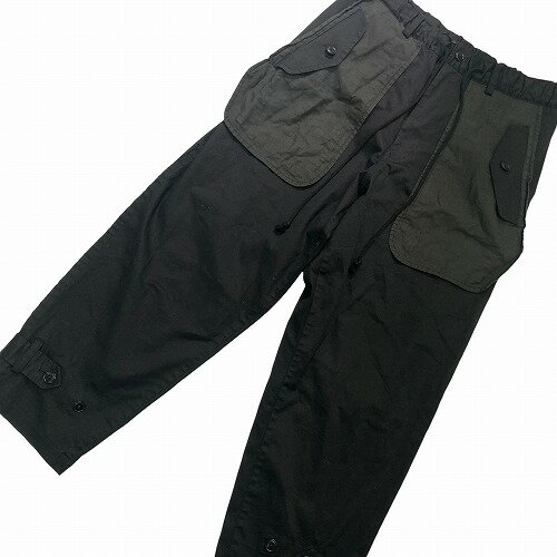 【中古美品】｜YOHJI YAMAMOTO ヨウジヤマモト S'TYS/WIDE PANTS ワイドパンツ サイズ3 ブラック系 メンズ Lサイズ ボトムス