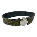 【中古】|Louis Vuitton ルイヴィトン M99083 グッドラックブレスレット サイバーエピ メンズ レディース アクセサリー カーキ