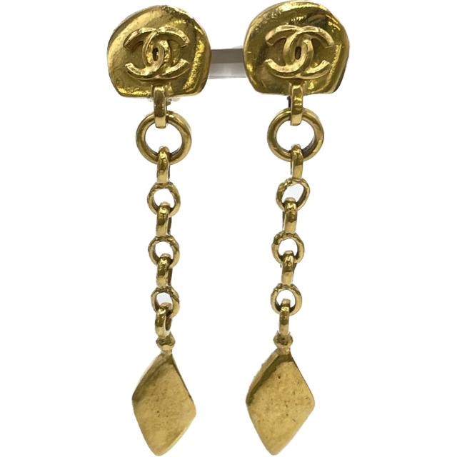 【中古】|CHANEL シャネル ヴィンテージ ココマーク イヤリング ゴールド