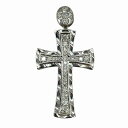 【中古】|ゆきざき YOBIKO ヨビコ K18WG ダイヤモンドクロスペンダントトップ 10.3g ネックレス D0.75ct ホワイトゴールド