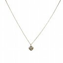 【中古】|K18PG D0.20ct 0.77g ネックレス ピンクゴールド 花 レディース アクセサリー ダイヤモンド ダイヤネックレス(4)