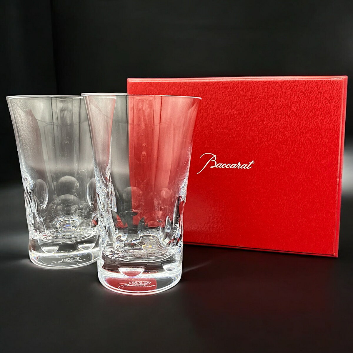 【未使用】|Baccarat バカラ ベルーガ ハイボール グラス 350ml 2客セット クリスタル グラス タンブラー コップ 食器