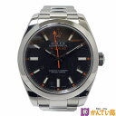 【良品】ROLEX　ロレックス　116400　MILGAUSS　ミルガウス　V番　自動巻き　腕時計　 ...