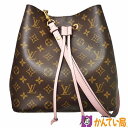 LOUIS VUITTON　ルイヴィトン　M44022　ネオノエ　ショルダーバッグ　モノグラム　ローズプードル　PVC　レザー　ブラウン　ゴールド金具　ピンク　肩掛け　斜め掛け　クロスボディ　巾着型　レディース　ブランド　ロゴ　質屋 かんてい局 金沢バイパス店　B23-1160