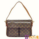 【ランクAB】LOUIS VUITTON ルイヴィトン M51163 ヴィバシテ GM セミショルダーバッグ モノグラム ブラウン PVC レザー ゴールド金具...