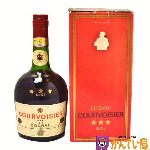 商品情報 管理番号 B23-2531 商品名 COURVOISIER クルボアジェ スリースター リュクス 内容量 700ml アルコール度数 40％ 原産国 フランス 付属品 箱 商品詳細 あくまで二次流通品ですので完璧な状態を望まれる方はご購入をお控えください。 ※こちらは同時に店頭にて販売している商品の為細かな傷や汚れ、使用感など感じられる場合が御座います。予めご了承下さいませ。 ランク 未開栓 注意事項 ※長期保管によるボトルのキズ・汚れ・液漏れ・ラベルの傷み・目減り・オリなどが ある場合がございます。 ※未開封の為、コルクの状態や中身（風味）等保証出来かねます。 ※未成年者への酒類の販売は固くお断りしています。 ※購入の際には生年月日をご提示頂けますよう宜しくお願い申しあげます。 ※細かく状態を気にされる方、神経質な方は注文をご遠慮願います。 ※1点モノとなっておりますので、いかなる場合も返品・交換は承れません。 ※店頭でも販売をしているため予告なく終了をすることがあります。 ※商品の状態は写真でもご確認下さい。 ※写真には目立つ箇所、また一番状態の悪い箇所を優先的に掲載しております。 ※取り扱いには細心の注意を払っておりますが、店頭でも販売中の為多少の小傷等はご了承下さい。 こちらの商品に関する問合先 質屋かんてい局 金沢バイパス店 TEL:076-274-7810 営業時間：10:00〜19:00（火曜定休） &nbsp; &nbsp; 商品の状態について NEW 新品 未使用品 展示品等で一度も使用されていない商品　未使用品 USED-S ほぼ新品に近いが若干使用感がある商品　特上品 USED-A 多少の小傷はあるが,かなり程度の良い商品 USED-B ある程度の使用感が見られる商品 USED C かなりの使用感、大きな傷、汚れが多く見られる商品 ※程度の目安はあくまでも当店の基準となります。 ※他店様とは同一の基準ではございませんのでご理解ください。