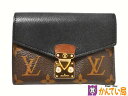 LOUIS VUITTON　ルイヴィトン　M67479　ポルトフォイユ パラス コンパクト　三つ折り 財布　モノグラム　PVC　レザー　ブラウン　ブラック　ゴールド金具　プッシュロック開閉式　レディース　ロゴ　ブランド　中古　質屋 かんてい局 金沢バイパス店　B23-2661