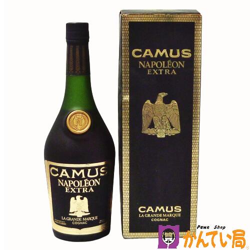 【未開栓】CAMUS カミュ ナポレオン エクストラ ラ グランマルキ グリーンボトル ブランデー コニャック フランス 酒 アルコール 古酒 NAPOLEON EXTRA LA GRANDE MARQUE 質屋 かんてい局 金沢バイパス店 B23-2820