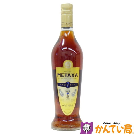 METAXA メタクサ 7スター セブンスター 700ml 40% ギリシャ ブランデー 洋酒 古酒 B25-1339 METAXA メタクサ 7スター セブンスター 700ml 40% ギリシャ ブランデー 洋酒 古酒 B25-1339