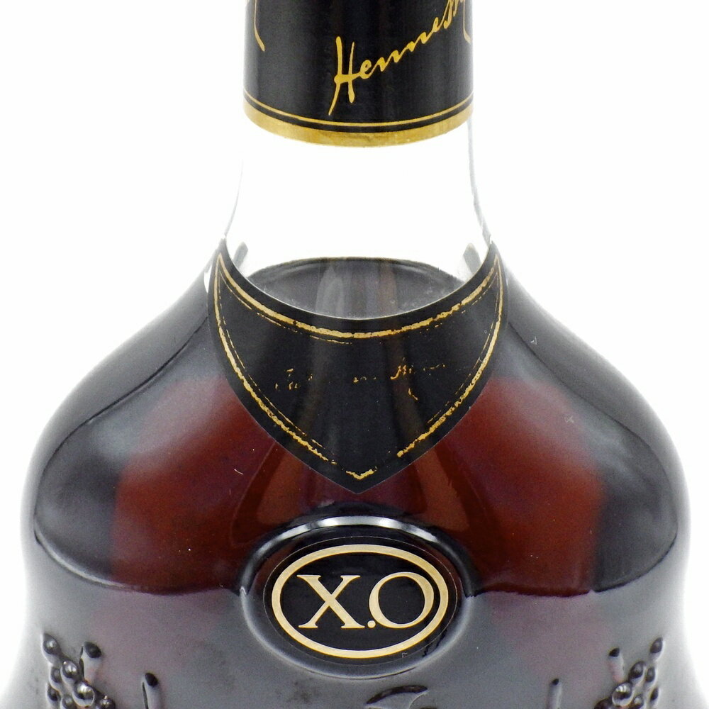 ヘネシー XO　クリアボトル　金キャップ　700ml　40％　Hennessy XO　ブランデー　COGNAC　コニャック　フランス　古酒　B25-1830