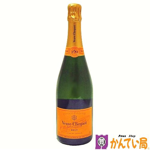 【未開栓】Veuve Clicquot Ponsardin ヴーヴ クリコ ポンサルダン イエローラベル ブリュット 250周年記念ボトル 750ml 12% シャンパン シャンパーニュ スパークリングワイン MHD モエ ヘネシー ディアジオ輸入品 質屋 かんてい局 金沢バイパス店 B24-321