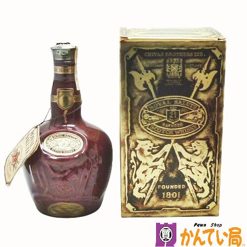 【未開栓】CHIVAS BROTHERS　シーバス ブラザーズ　ロイヤルサルート 21年　赤陶器ボトル　700ml　40％　約1325g　ブレンデッド スコッチ ウイスキー　洋酒　古酒　ROYAL SALUTE　21 YEARS OLD　BLENDED SCOTCH WHISKY　質屋 かんてい局 金沢バイパス店　B24-561