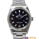 【ランクB】ROLEX　ロレックス　14270　EXPLORER I　エクスプローラー1　U番　自動巻き　腕時計　黒文字盤　SS　質屋 かんてい局 金沢バイパス店　21-1575