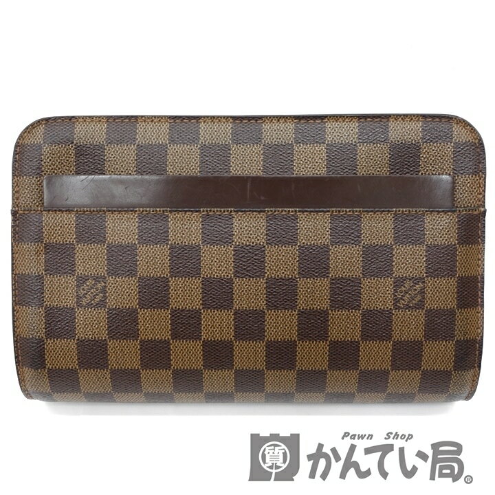 【USED-B】LOUIS VUITTON　ルイヴィトン　N51993　サンルイ　セカンドバッグ　クラッチバッグ　持ち手つき　ハンドル　ダミエ　エベヌ　久安店　22-549H