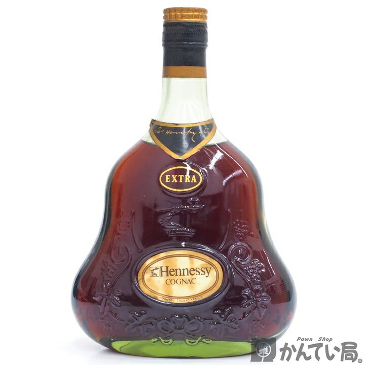 【未開栓】Hennessy　EXTRA COGNAC　ヘネシー エクストラ　グリーンボトル　金キャップ　700ml　40％　ブランデー　コニャック　久安店　A23-117H