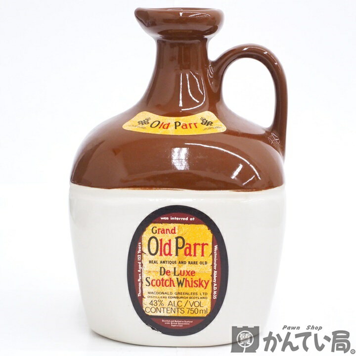 【未開栓】マクドナルド・グリンリース 　Grand Old Parr De Luxe　グランド オールドパー デラックス　750ml　43％　約1600g　陶器ボトル　スコッチ　古酒　質屋 かんてい局金沢久安店　A23-842H