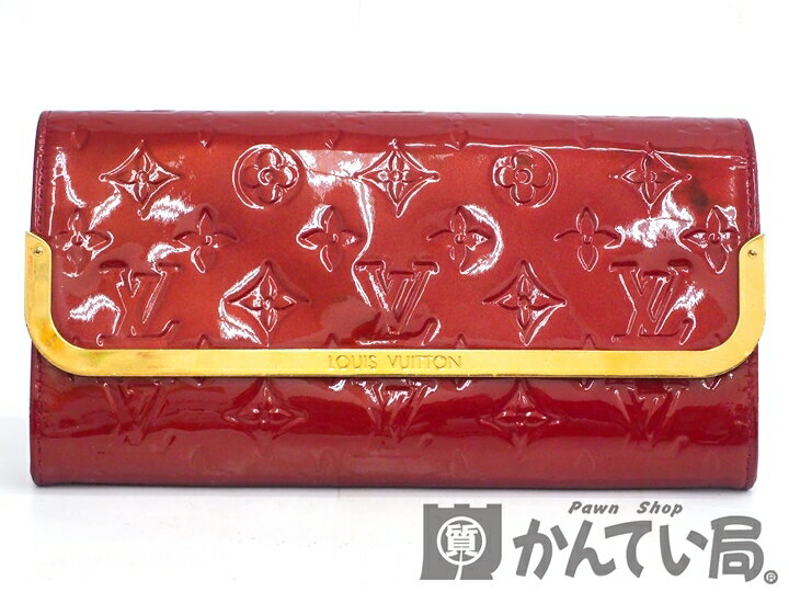 クラッチバッグ 【USED-B】LOUIS VUITTON　ルイ ヴィトン　M91550　ロスモアMM　ハンドバッグ　セミショルダーバッグ　クラッチバッグ　ヴェルニ　ポムダムール　レッド系　箱・保存袋つき　久安店　A23-2003H